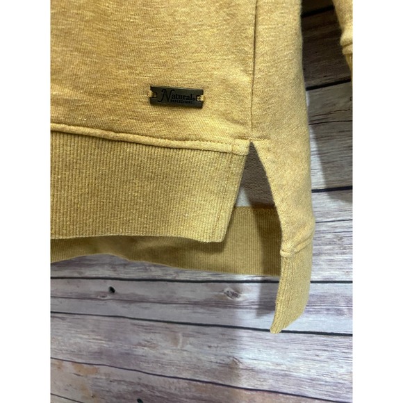 Natural Reflections Womens Beige Henley Hoodie Sweatshirt in Size XL - Picture 11 of 11